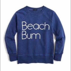 J Crew Beach Bum Sweatshirt